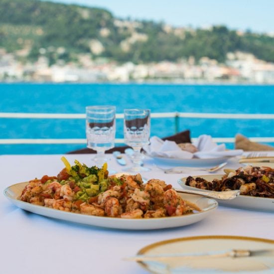 Comida a bordo de un velero
